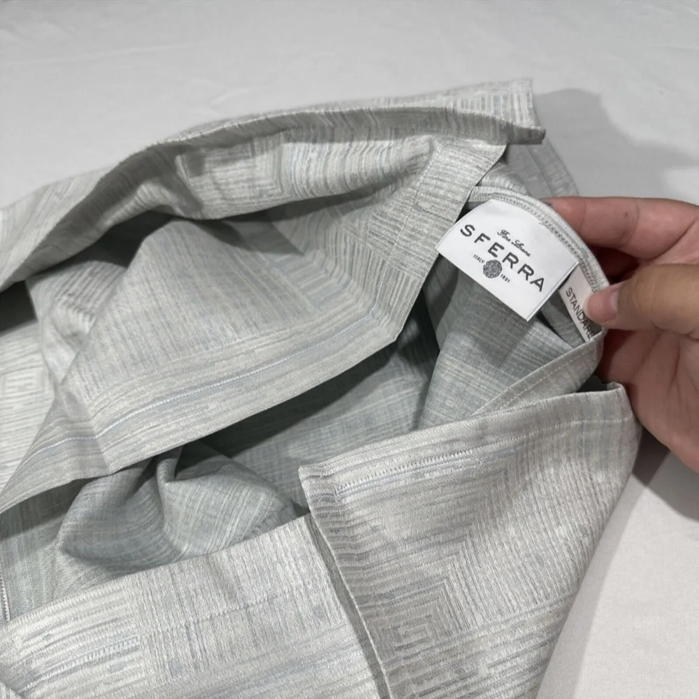 NIB $155 Sferra Modelli Standard Sham ( 1 ) in‎ Aquamarine
